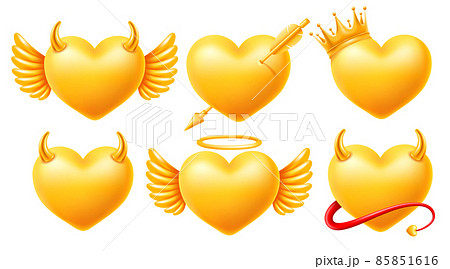 Hearts Of Angel And Devil Set 85851616