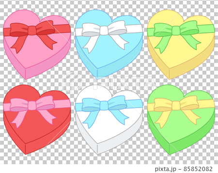 Heart-shaped present box 85852082