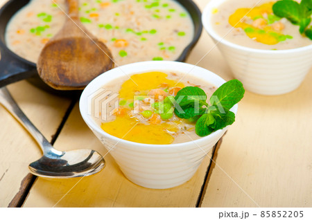 Hearty Middle Eastern Chickpea and Barley Soup Hearty Middle Eastern Chickpea and Barley Soup 85852205