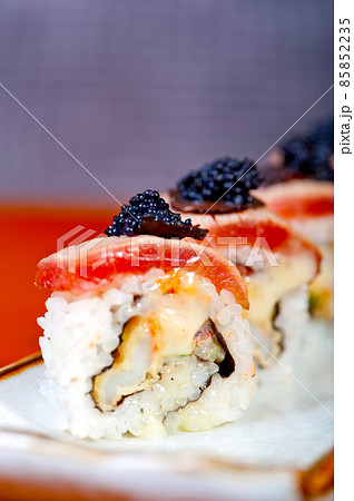 fresh sushi choice combination assortment selection fresh sushi choice combination assortment selection 85852235