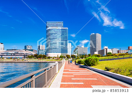 東京　豊洲　春海橋公園と周辺の風景 85853913