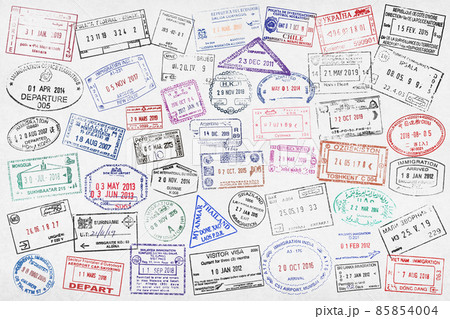 International passport stamps International passport stamps 85854004