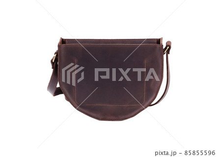 Modern leather casual or business bag isolated on white background 85855596