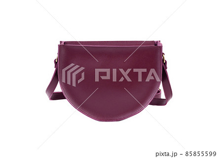 Modern leather casual or business bag isolated on white background 85855599