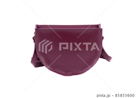 Modern leather casual or business bag isolated on white background 85855600