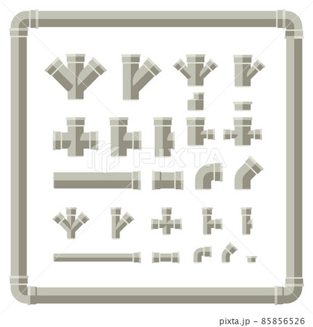 Parts and pipes of engineering sewer system 85856526