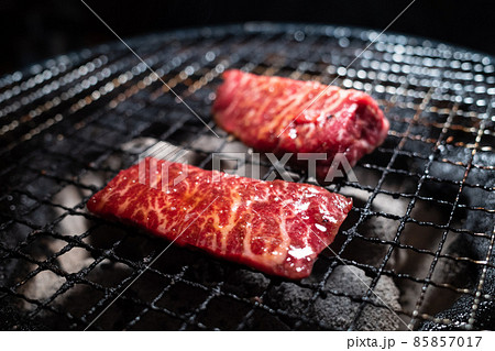 とても美味しい日本の炭火を使った七輪の焼肉 とても美味しい日本の炭火を使った七輪の焼肉 85857017