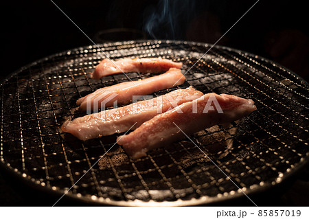 とても美味しい日本の炭火を使った七輪の焼肉 とても美味しい日本の炭火を使った七輪の焼肉 85857019