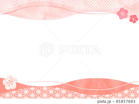 和風ウェーブフレーム3 85857683