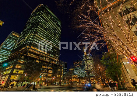東京 丸の内仲通りのイルミネーション 東京 丸の内仲通りのイルミネーション 85858212