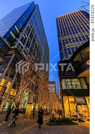 東京 丸の内仲通りのイルミネーション 東京 丸の内仲通りのイルミネーション 85858226