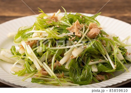 大根と水菜のシャキシャキサラダ 85859610