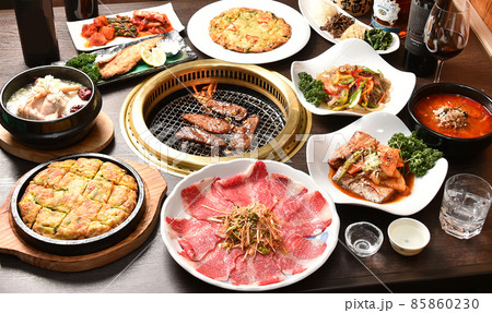焼肉　韓国料理　集合 85860230