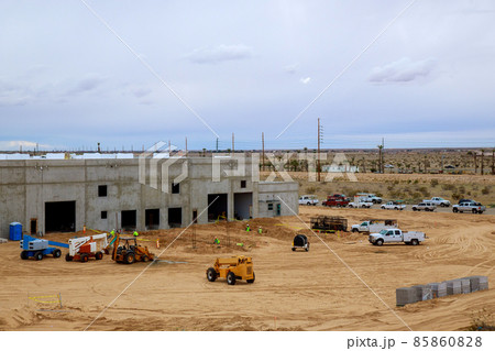 New constructions development with build urban concrete building 85860828