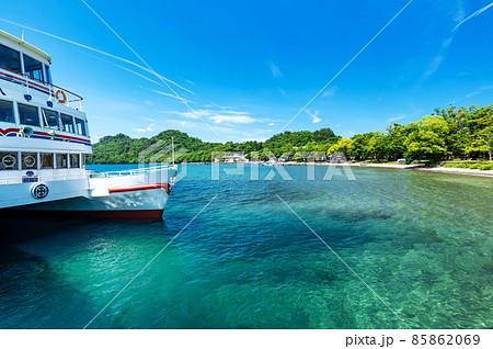 【青森県十和田湖休屋】十和田湖畔休屋の風景 85862069