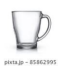 Glass mug on white background 85862995