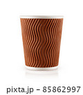 Paper coffee cup on white background 85862997