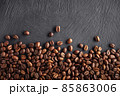 Coffee beans on dark background 85863006