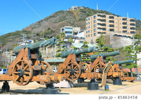 【山口県】晴天下の壇之浦古戦場（長州砲） 85863458