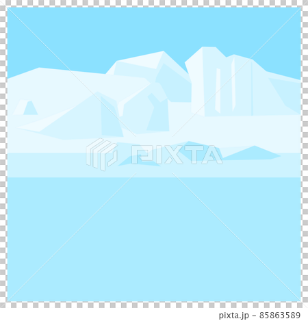 極地圖片背景素材-插圖素材 [85863589] - PIXTA圖庫