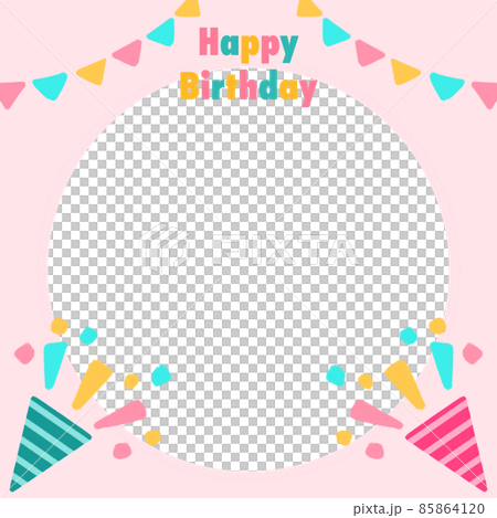 生日留言卡插圖素材 85864120