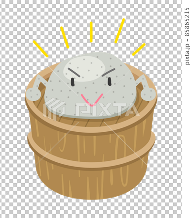 漬物石のイラスト(擬人化・キャラクター) 漬物石のイラスト(擬人化・キャラクター) 85865215