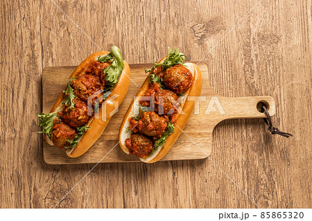 北欧風ミートボール　 Swedish dish meatball 85865320