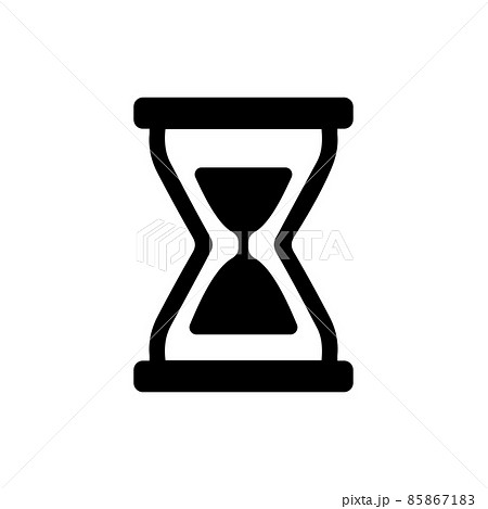砂時計・タイマー・待機時間 ベクターアイコンイラスト 85867183