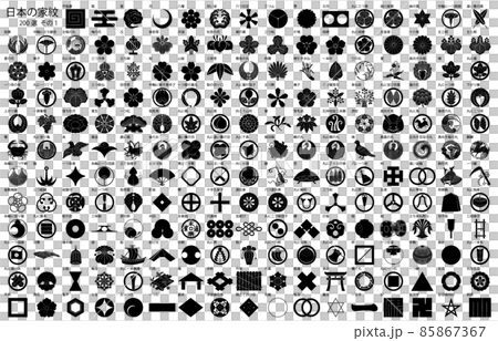日本の家紋1名称 85867367
