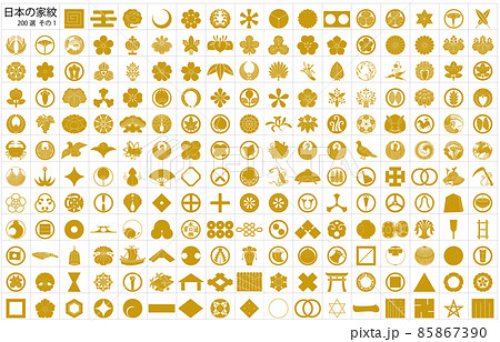 日本の家紋1金枠 85867390