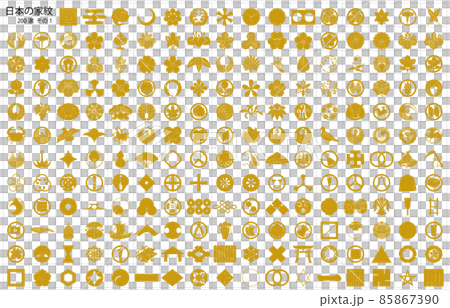 日本の家紋1金枠 85867390