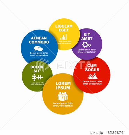 Infographic design template with place for your data. Vector illustration. Infographic design template with place for your data. Vector illustration. 85868744