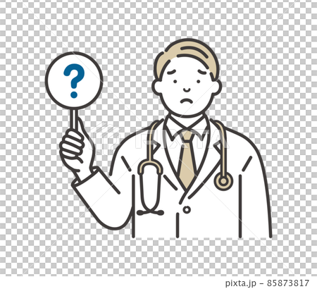 ?? Young doctor with a tag 85873817