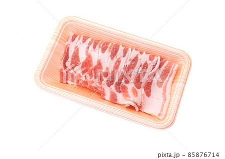 豚バラ肉パック入り【チラシ用素材】 豚バラ肉パック入り【チラシ用素材】 85876714