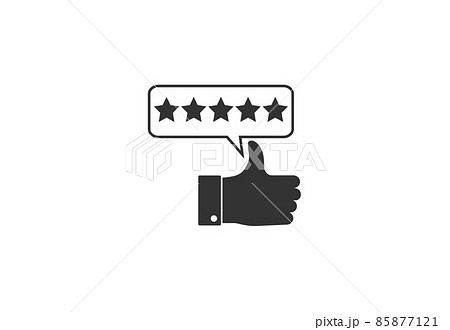 Feedback, like icon. Vector illustration. Flat design. Feedback, like icon. Vector illustration. Flat design. 85877121