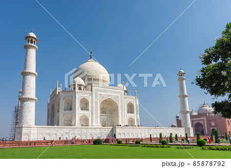 Taj Mahal mausoleum in Agra, Uttar Pradesh, India 85878792