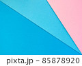 Pastel textured paper in pink and blue colors. Creative geometric background. 85878920