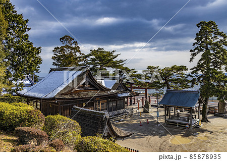 冬の白髭神社 冬の白髭神社 85878935