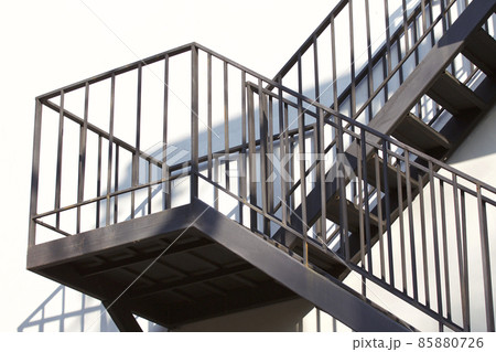 Metal structure of a metal staircase 85880726