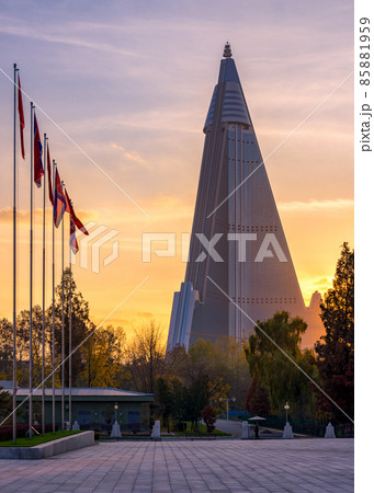 Ryugyong Hotel in Pyongyang, North Korea 85881959