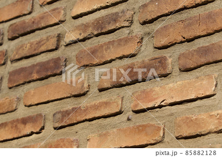 Brick masonry of red brick 85882128