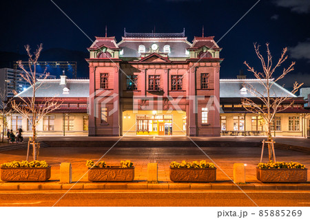 《福岡県》門司港駅・夜景 《福岡県》門司港駅・夜景 85885269