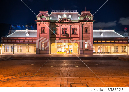 《福岡県》門司港駅・夜景 《福岡県》門司港駅・夜景 85885274
