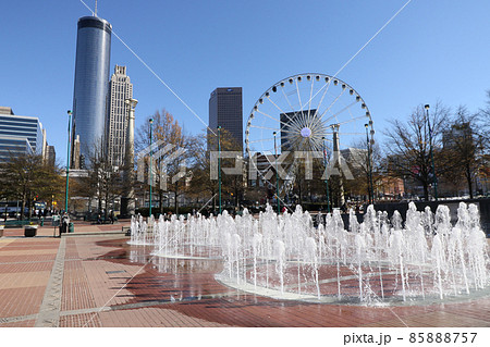 アメリカ ジョージア州 アトランタ ダウンタウン センテニアルオリンピック公園 アメリカ ジョージア州 アトランタ ダウンタウン センテニアルオリンピック公園 85888757