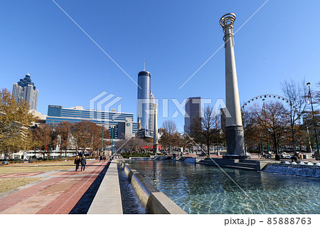 アメリカ　ジョージア州　アトランタ　ダウンタウン センテニアルオリンピック公園 　 85888763