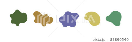 Fluid shape vector illustration isolated on white 85890540