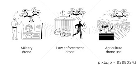 Aircraft technology abstract concept vector illustrations. 85890543