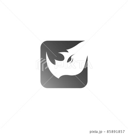 Rhino icon logo design template vector illustration Rhino icon logo design template vector illustration 85891857