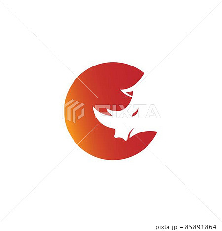 Rhino icon logo design template vector illustration 85891864