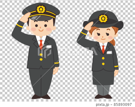 Male and female drivers 85893097